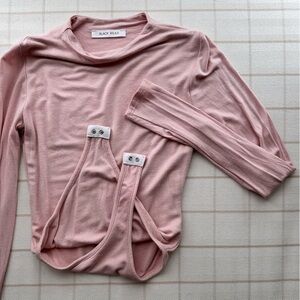 Light Pink Soft/Stretchy Bodysuit